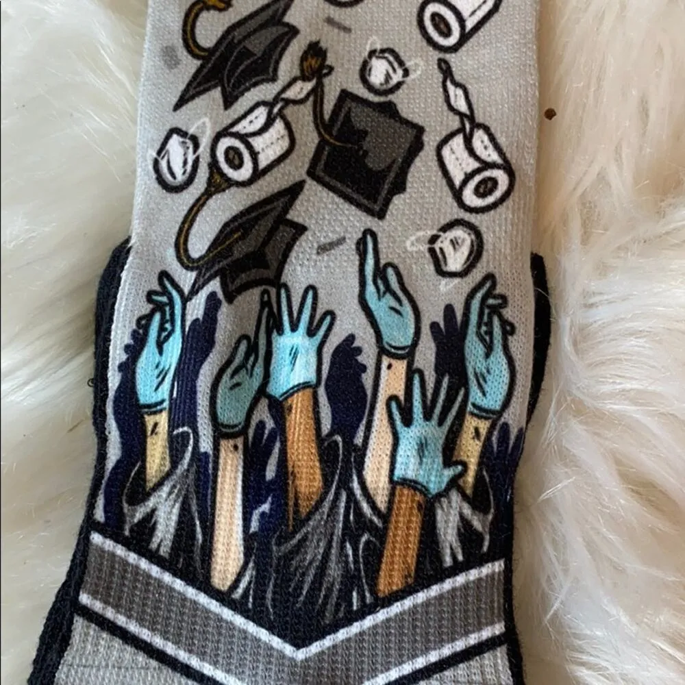 Class of 2020 Quarantine Socks Gloves Masks TP New - Image 3