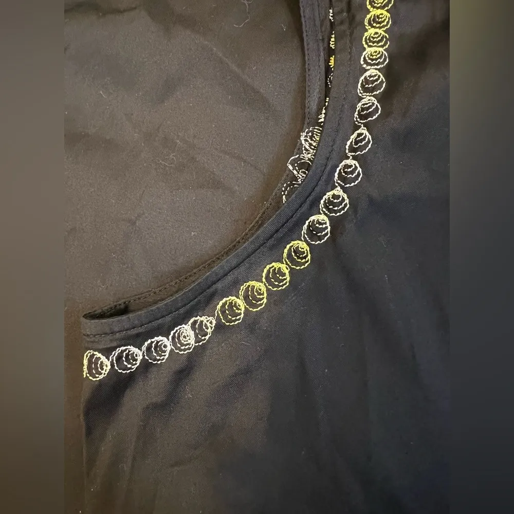 Theory Black Sleeveless Shirt Dress Size 8 - Image 4