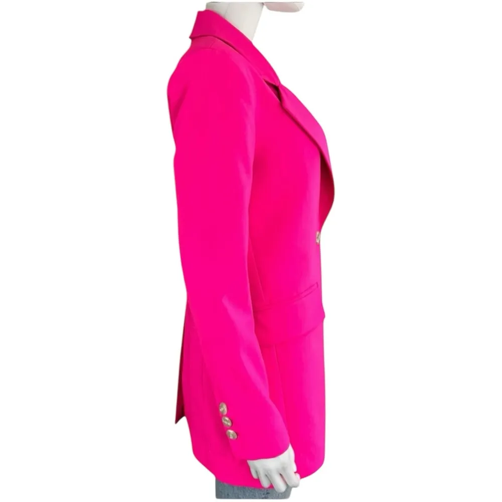 VINCE CAMUTO Hot Pink Blazer Size 2 - Image 4