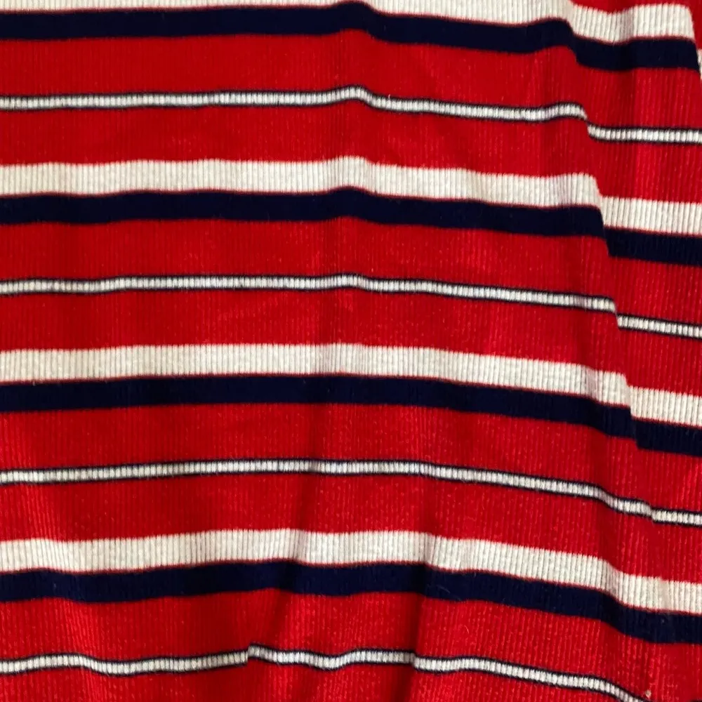 Mossimo Women’s Halter Mini Dress S Small Red White Blue Stripes 4th Of July - Image 5
