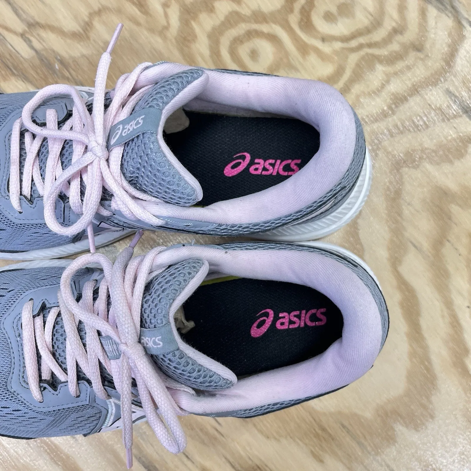 Asics Gel-Contend 7 Shoes Gray Pink Sneaker Amplifoam Womans Size 9.5 Wide - Image 8