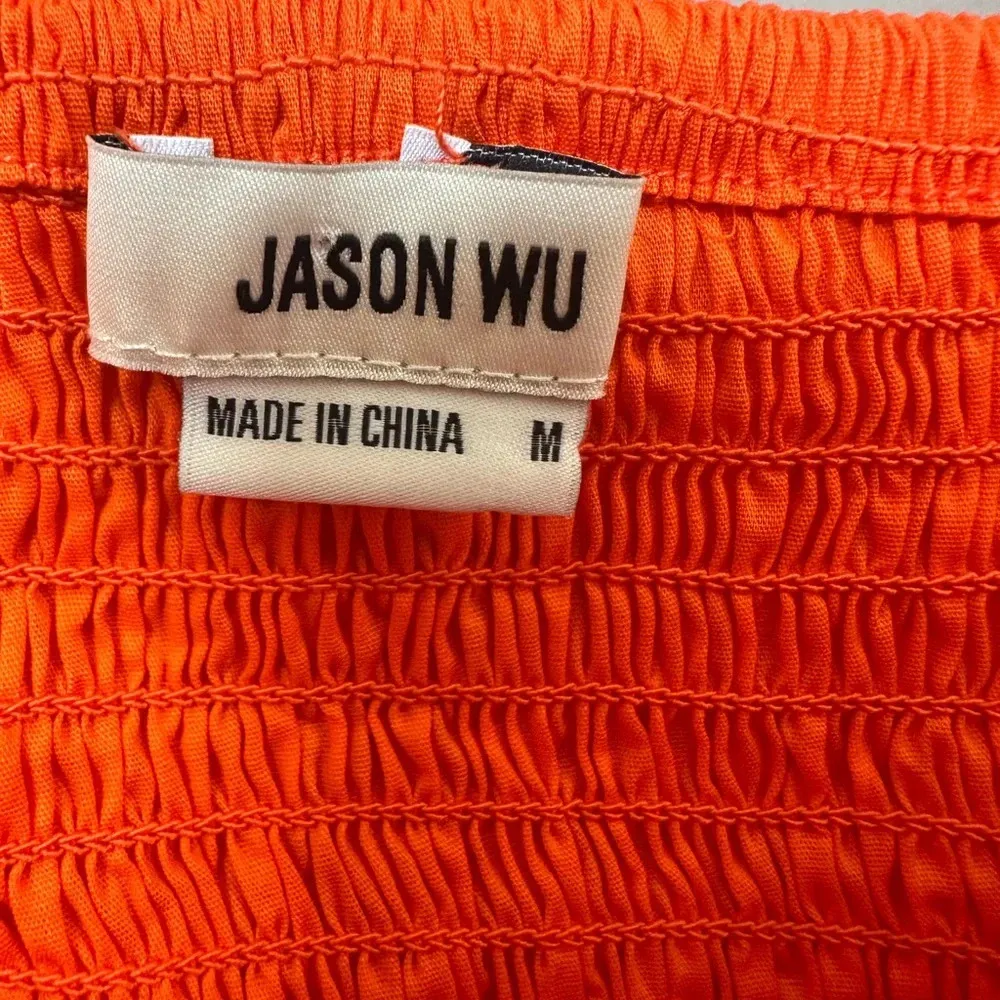 Jason Wu Orange Crop Top - Image 3