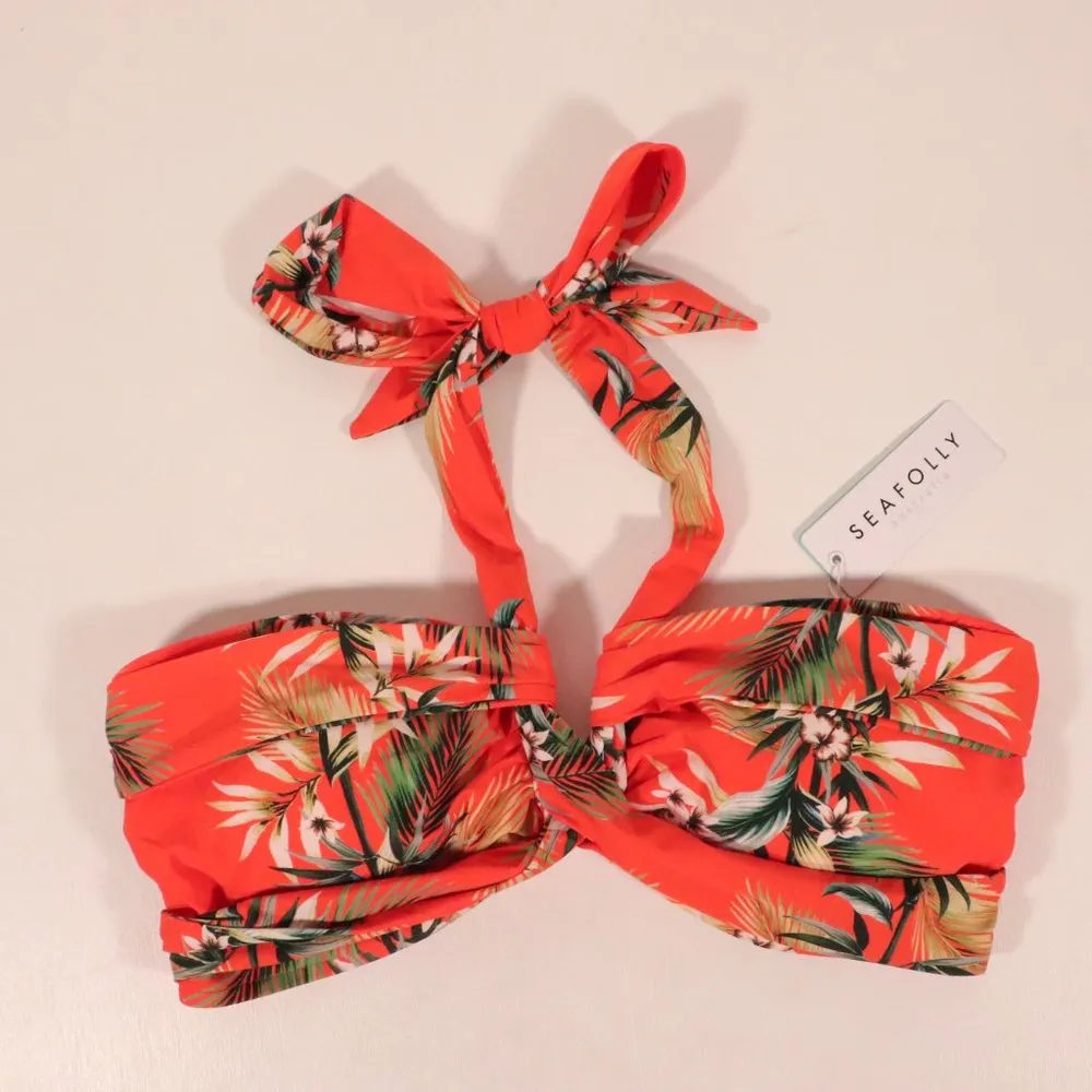 NWT Seafolly Ocean Alley Twist Bandeau Bikini Top - Image 3
