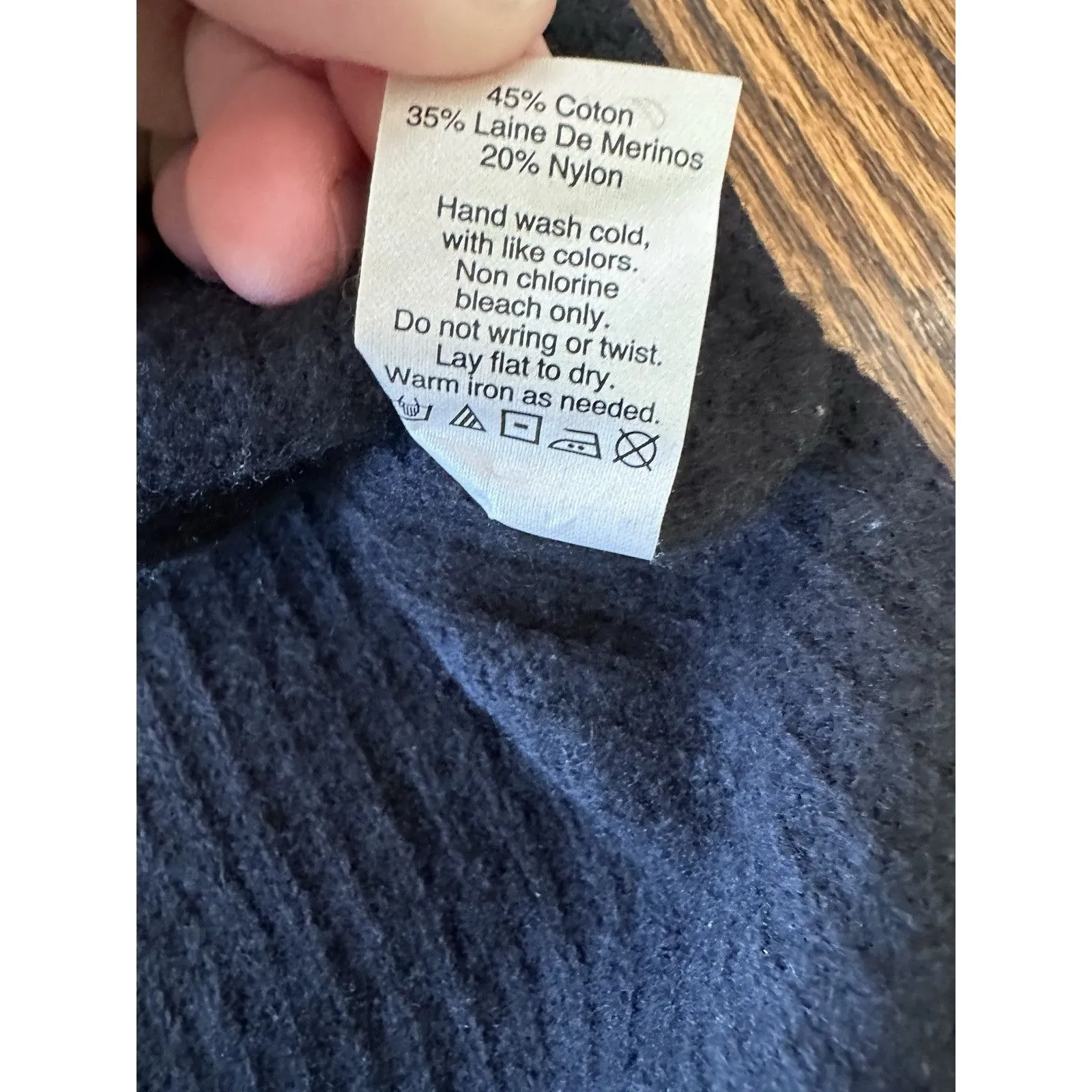 J Crew Womens‎ Merino Wool Cotton Blend Knit Sweater Vest Size Small Black Tank - Image 6