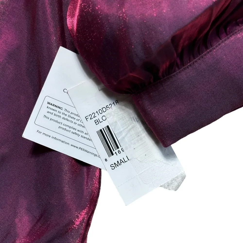 Adelyn Rae Faye Gathered Puff Sleeve Mini Dress | U.S. Woman’s Small - Image 9