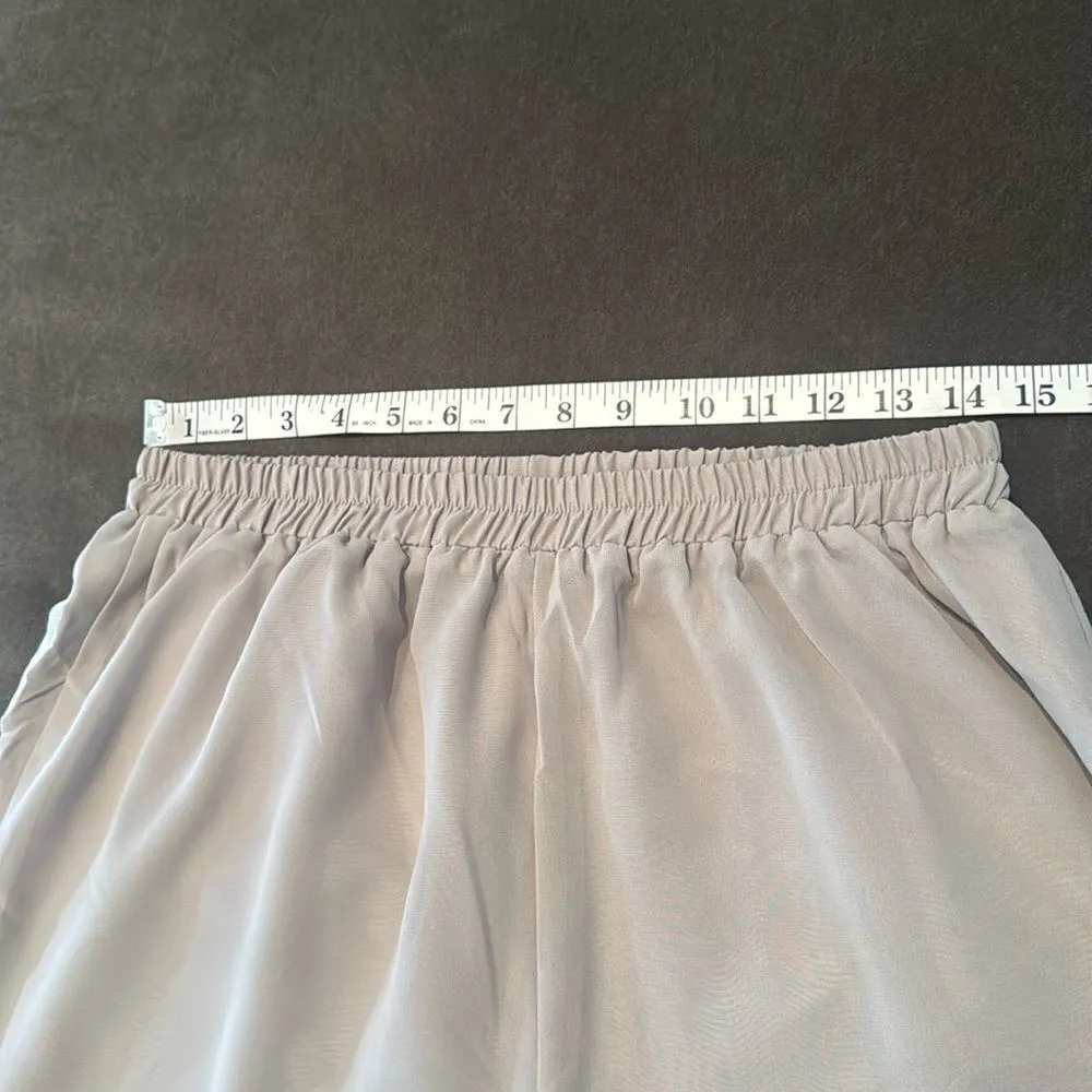 Women’s Gray Chiffon 3 Piece Formal Mother of the Bride Pants Suit Size 16 NEW - Image 10