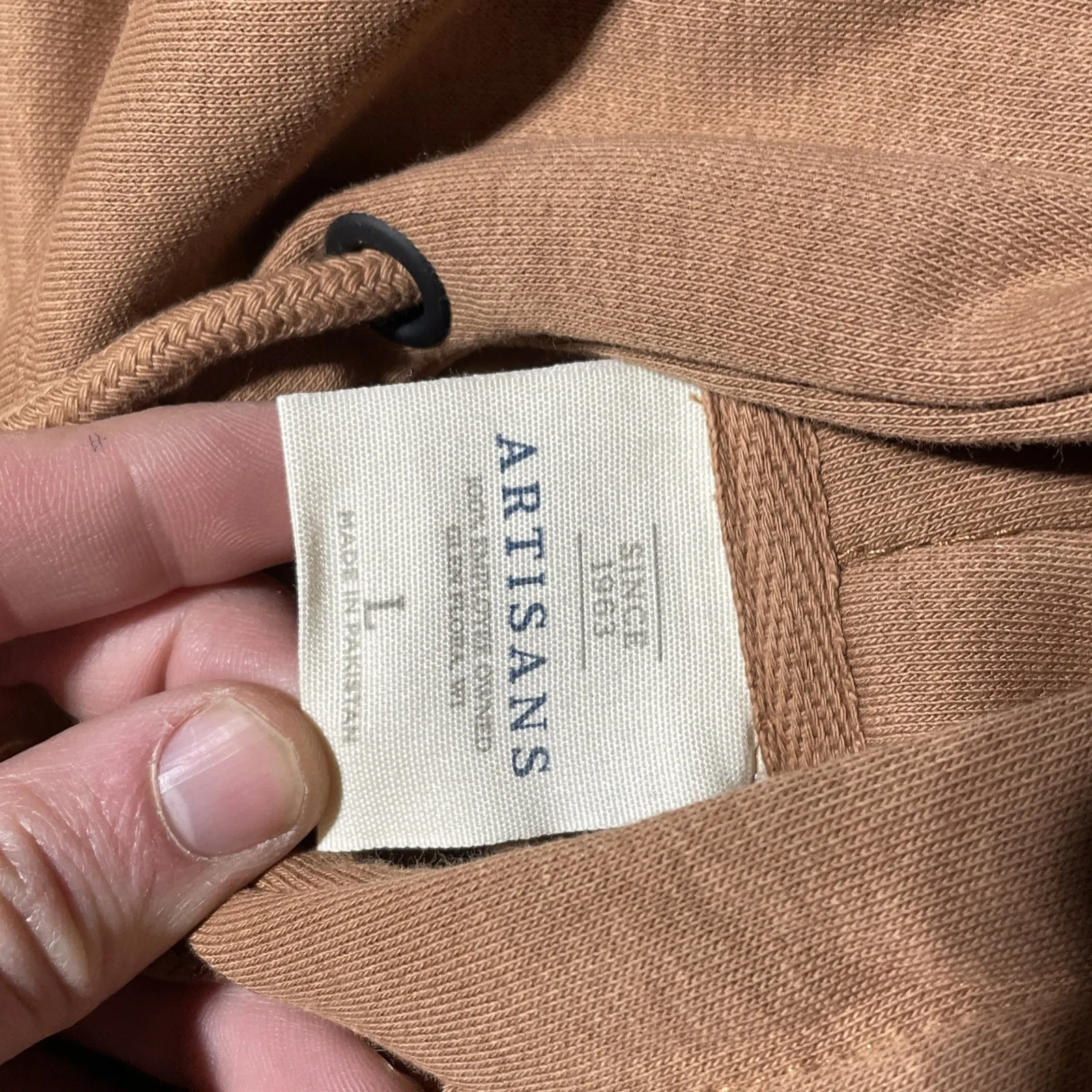 NWOT University of Wyoming Cowboys Football Hoodie SZ L Sweatshirt Pullover Brown Size L - Image 4