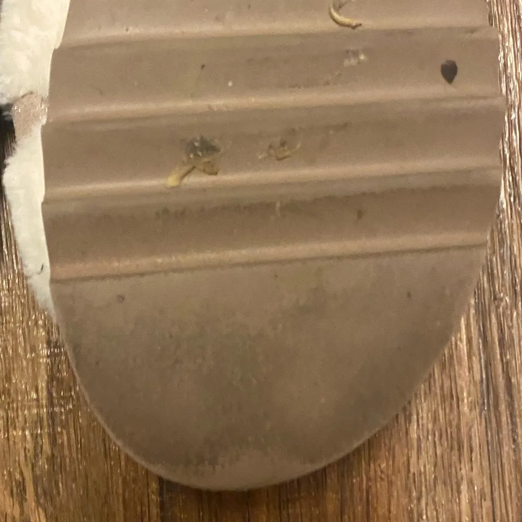 Koolaburra By Ugg Womens Fur Slide Slipper Sandals Size 12 Ivory White Beige - Image 11