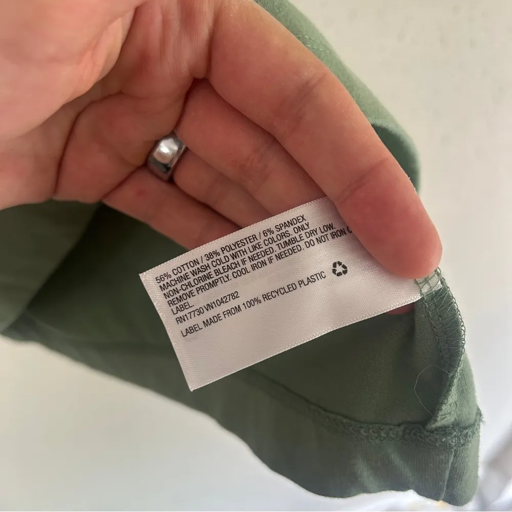A New Day Sleeveless Green Mini Dress Casual Comfy Classic Summer Stretch XL - Image 3