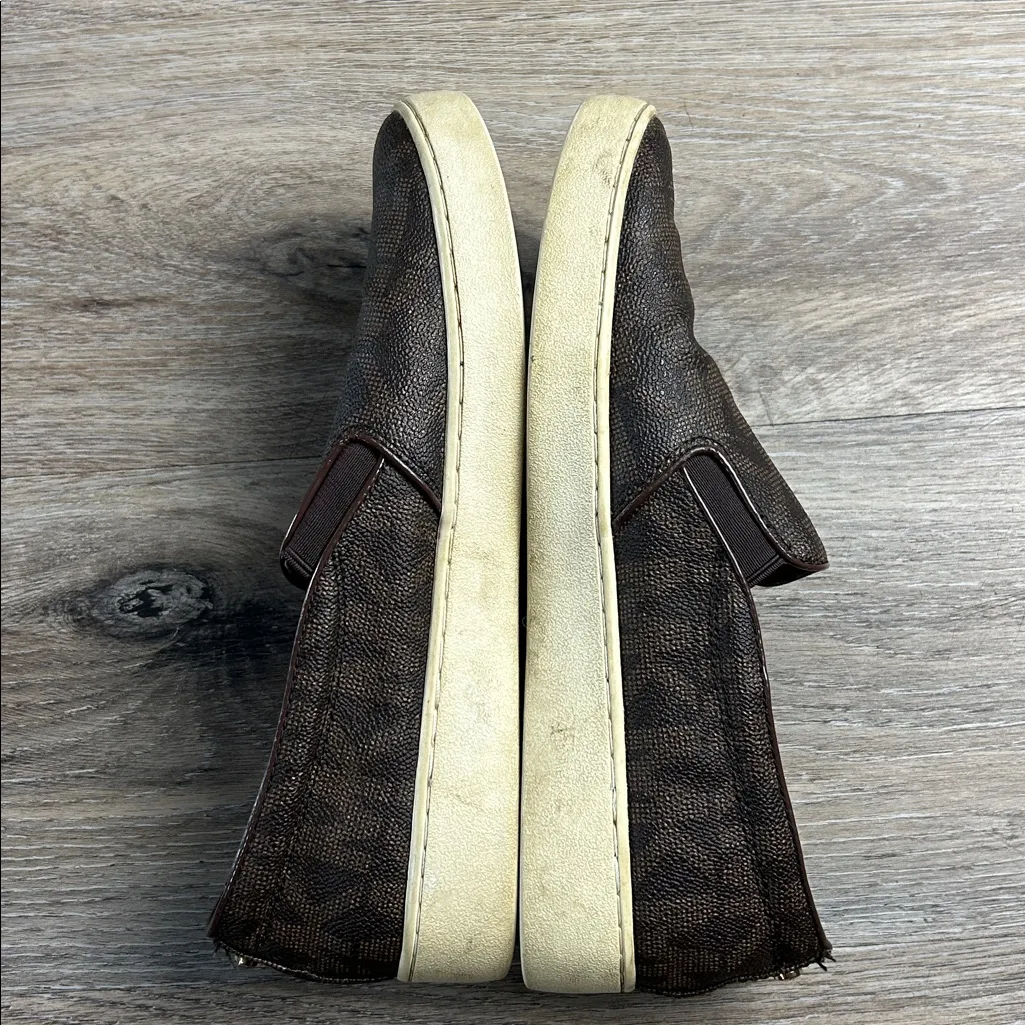 Michael Kors Brown Slip-On Shoes Size 9.5 - Image 11