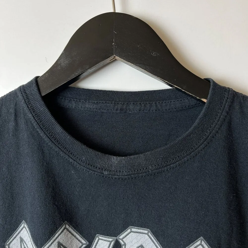 2017 ACDC T Shirt Womens Black Small S Rock Band Music Graphic Tee Cotton Solid - Image 11