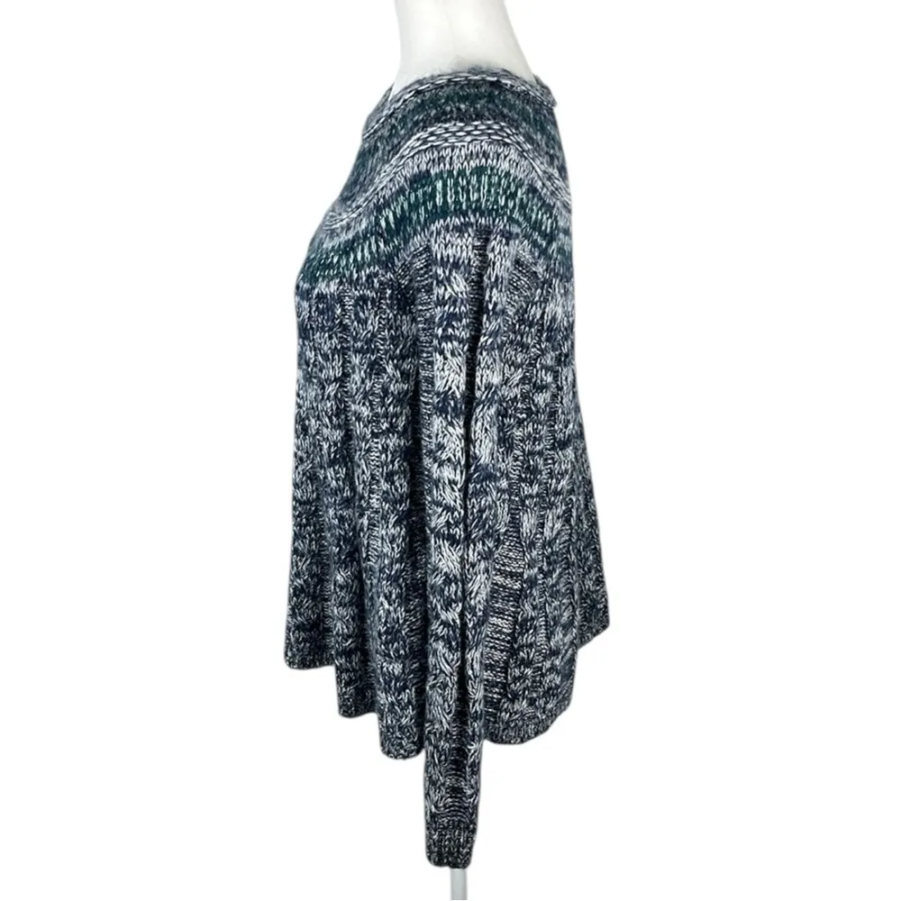 Hollister Co Blue Knit Sweater Size M - Image 5