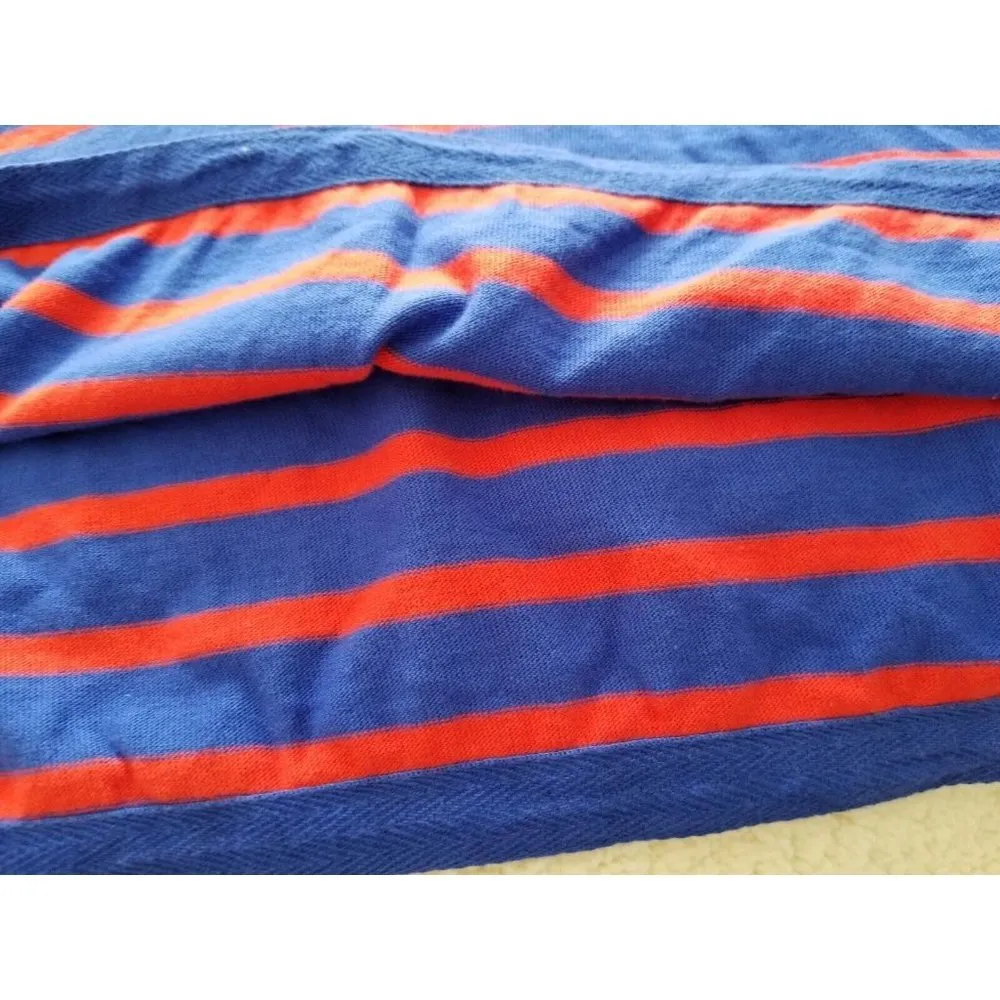 GAP Red Blue Long Sleeve V-Neck Cotton Hoodie Womens Sz (S) - Image 13