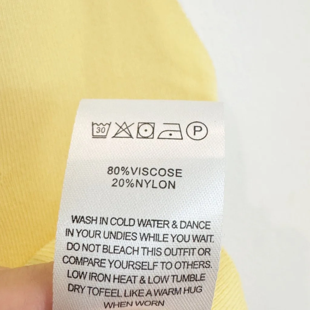 Peppermayo Holly Floral Daisy Sleeveless Knit Top in Yellow Size Small Medium - Image 8