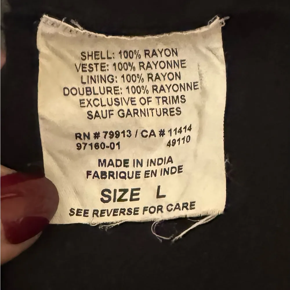 Motherhood Maternity Dress Sz L. 3/4 Sleeves. Midi - Image 5