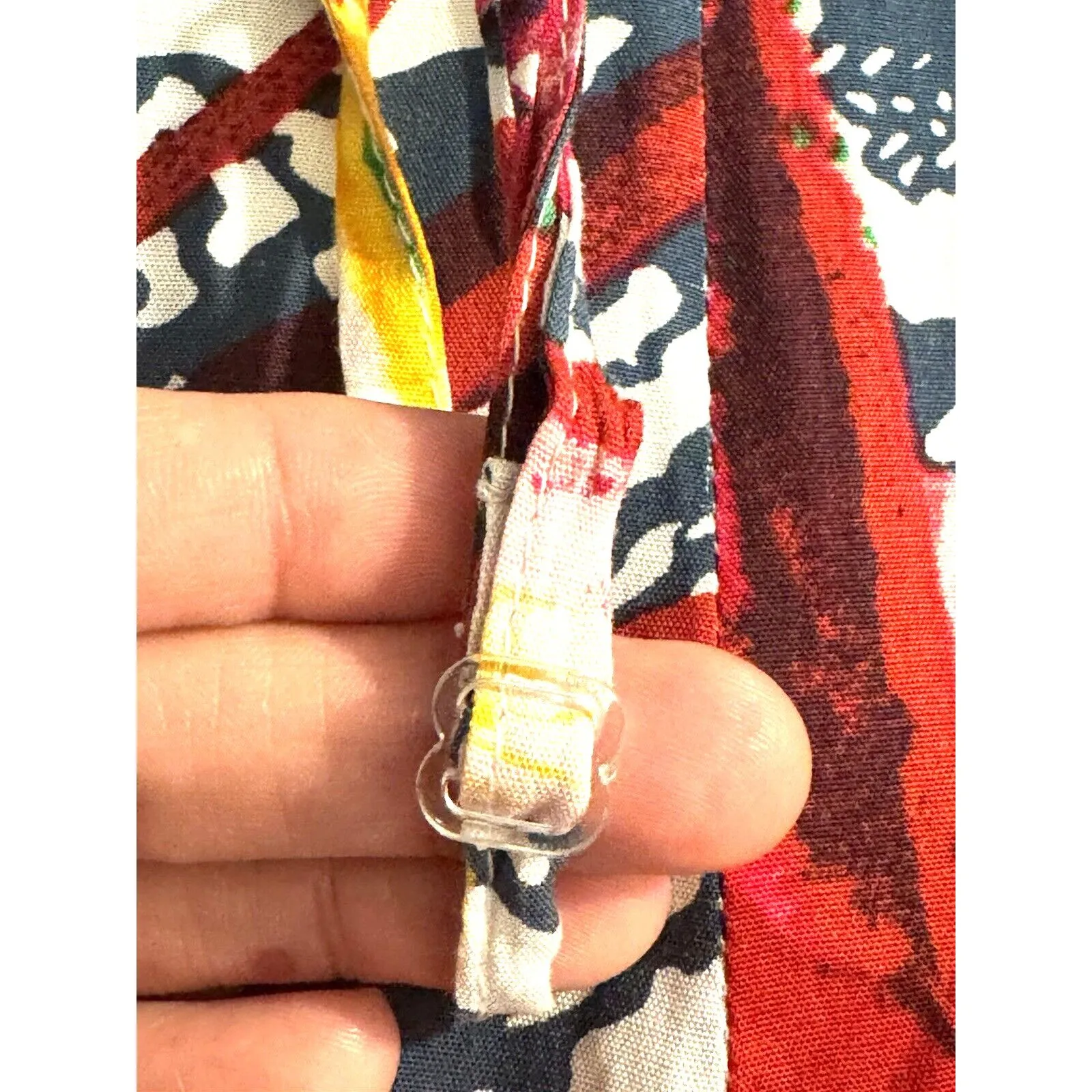 Pano Womens Romper Jumpsuit Sz Large Floral Tropical Vacation Hawaiian Travel - Image 11