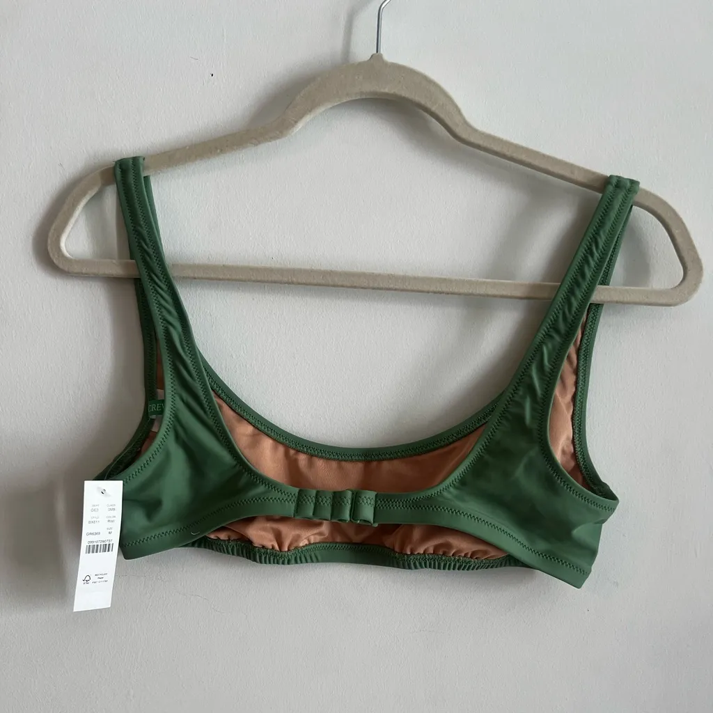 J Crew Heritage scoopneck bikini top Size M - Image 5
