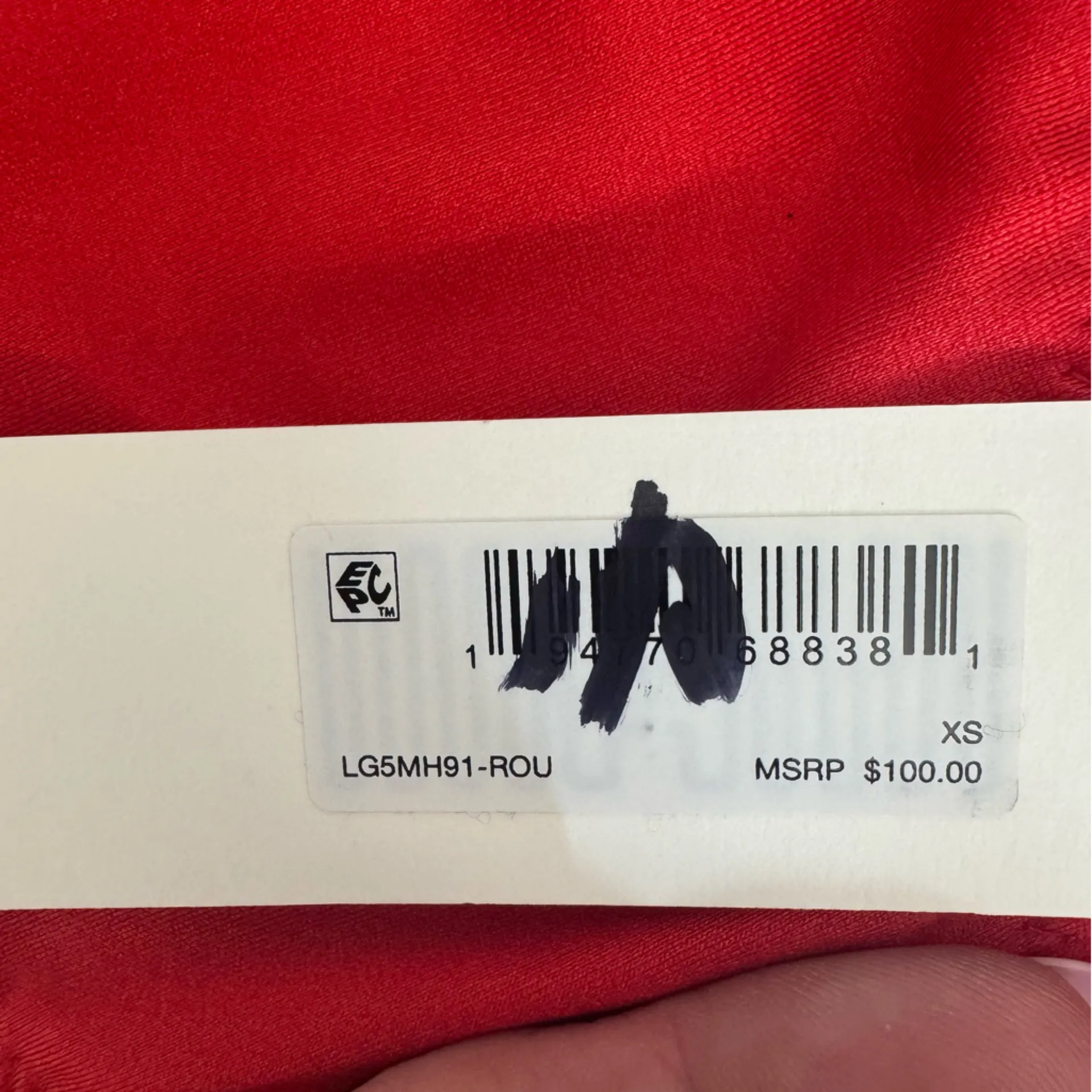 NWT L’Agence Jean Bikini Bottoms Red Rouge XS - Image 4