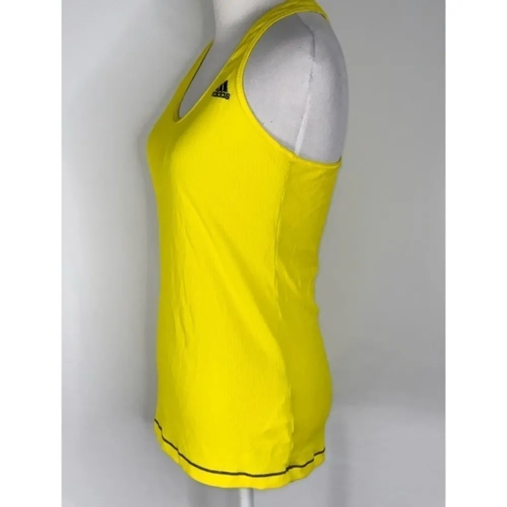 Adidas Canary Yellow Razorback Womens Athletic Tank M - Image 3