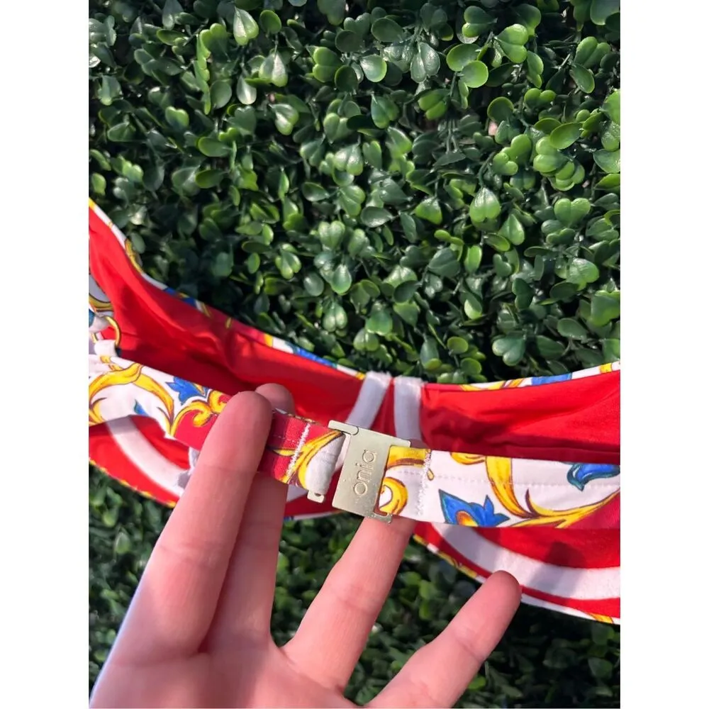 ONIA  Lydia Bikini Set in Baroque Tile Sz XS - Image 6