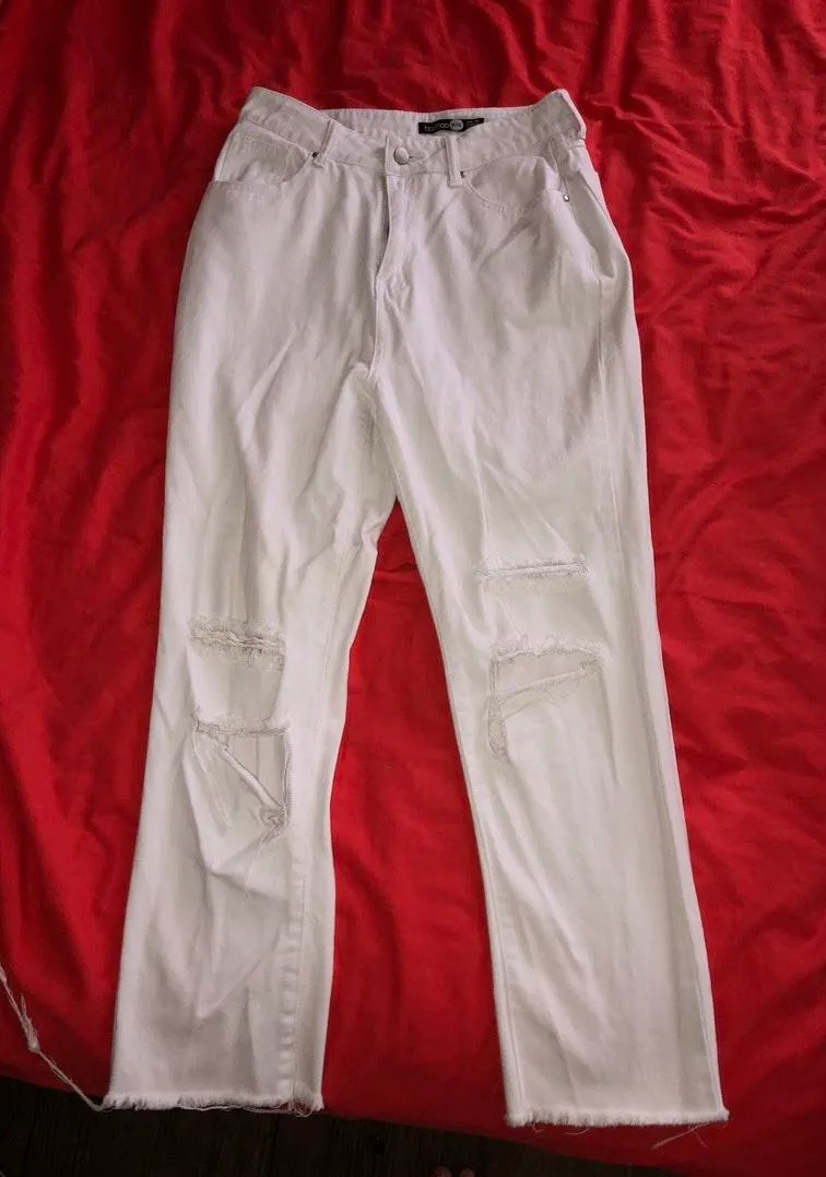 Boohoo White Jeans  - Image 3