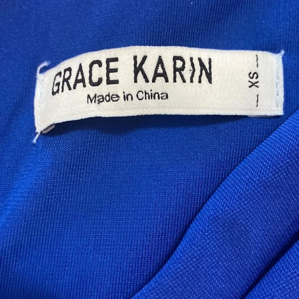 GRACE KARIN Women's Retro V-Neck Pinup Evening Party Dress Size Extra Small - Image 2