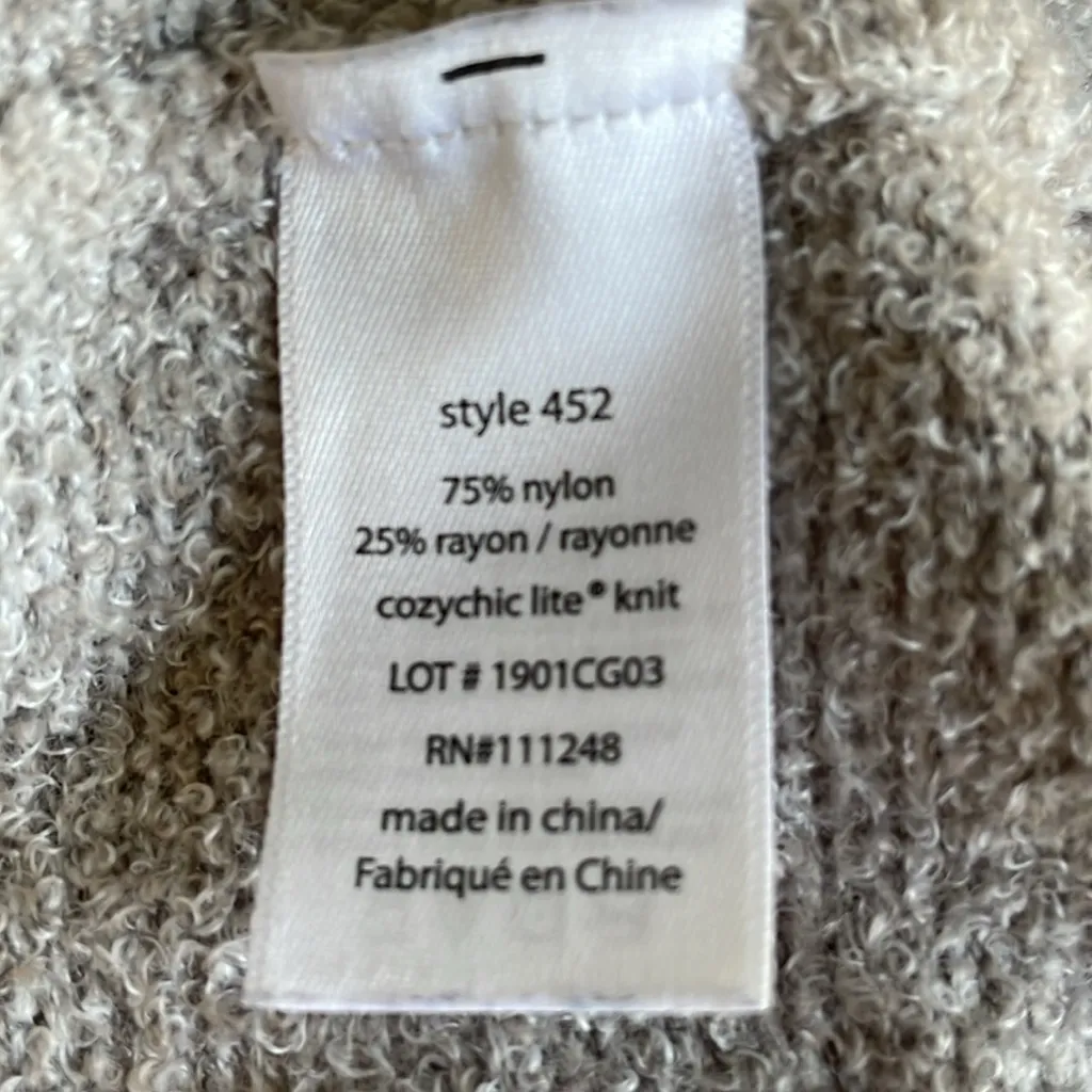 Barefoot Dreams Tan Open Front Cardigan - Image 6