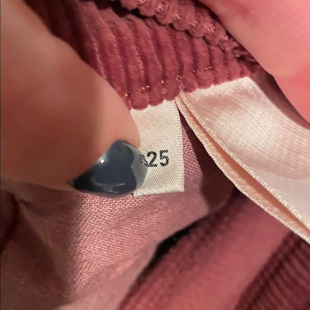 Reformation Burgundy Corduroy Pants - Image 5