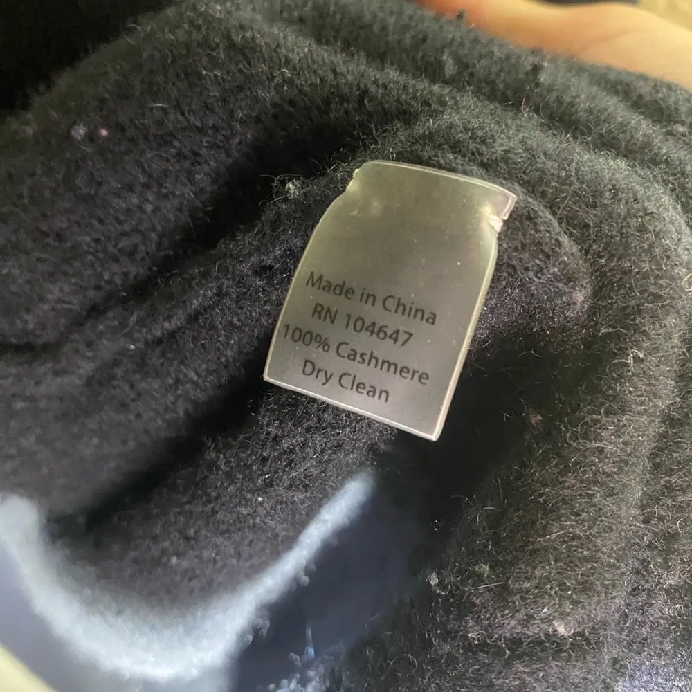 Kinross Cashmere‎ Black 100% Cashmere Cardigan ( M ) Size M - Image 7