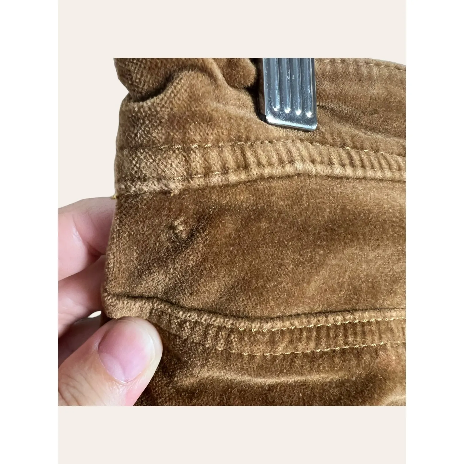 Anthropologie Pilcro and the Letterpress Brown Fit Serig Velvet Skinny Pants 26 - Image 7