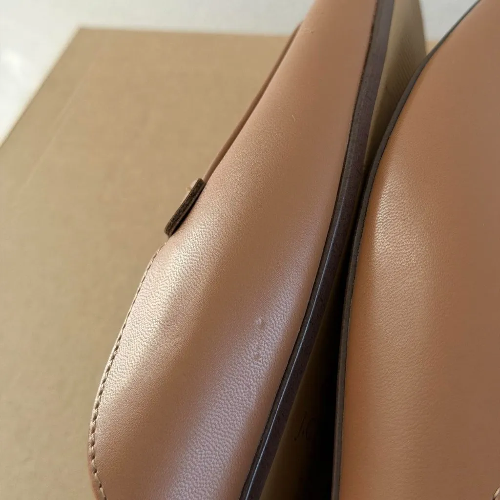 J.Crew Slip On Mules in Cedar Wood, Size 7.5 - Image 10