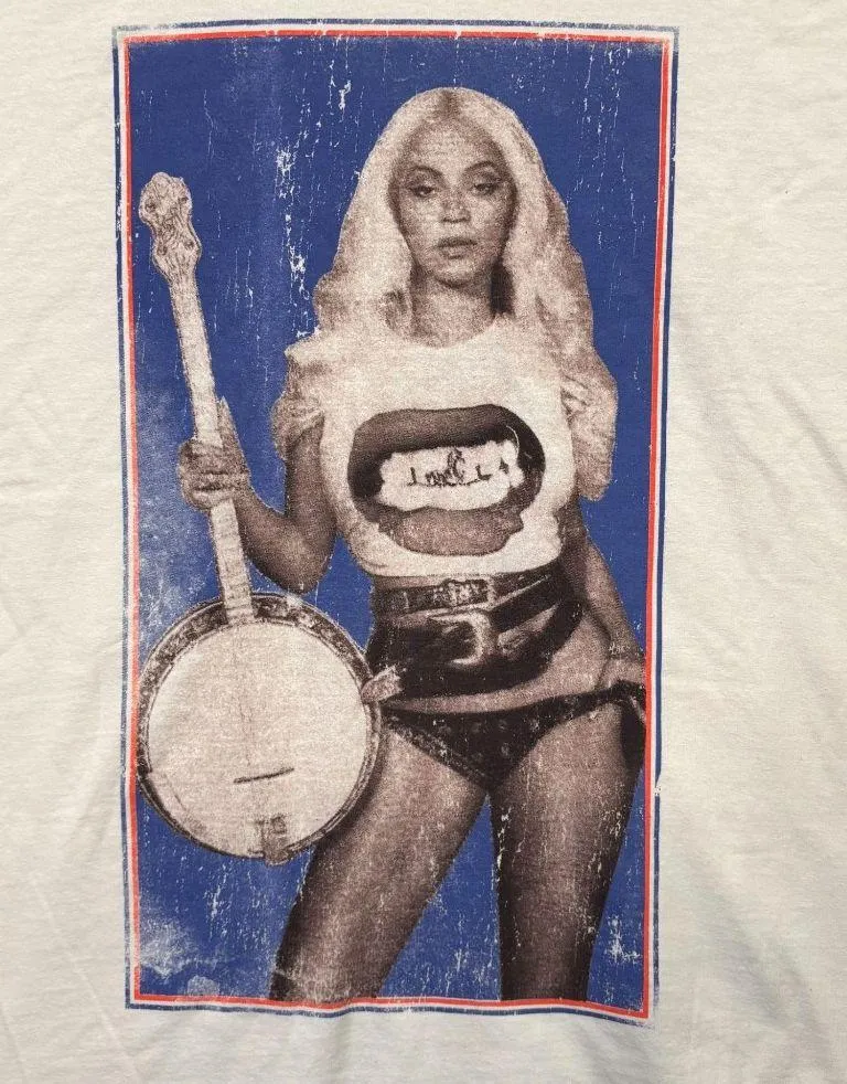 Beyonce Cowboy Carter Rodeo Chitlin Circuit Tour Oversized T-Shirt Size Large - Image 2