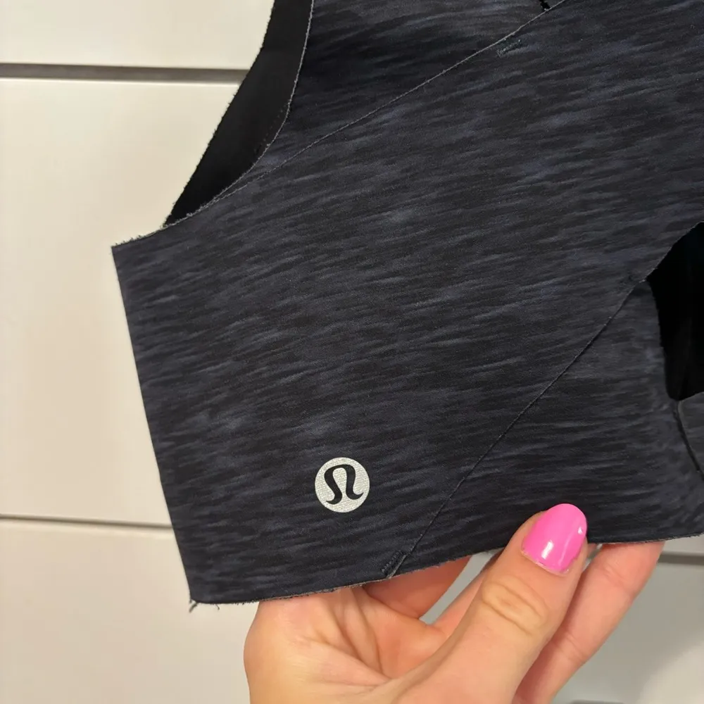 Lululemon Enlite Bra Static Rain Dark Cast Black - Image 10