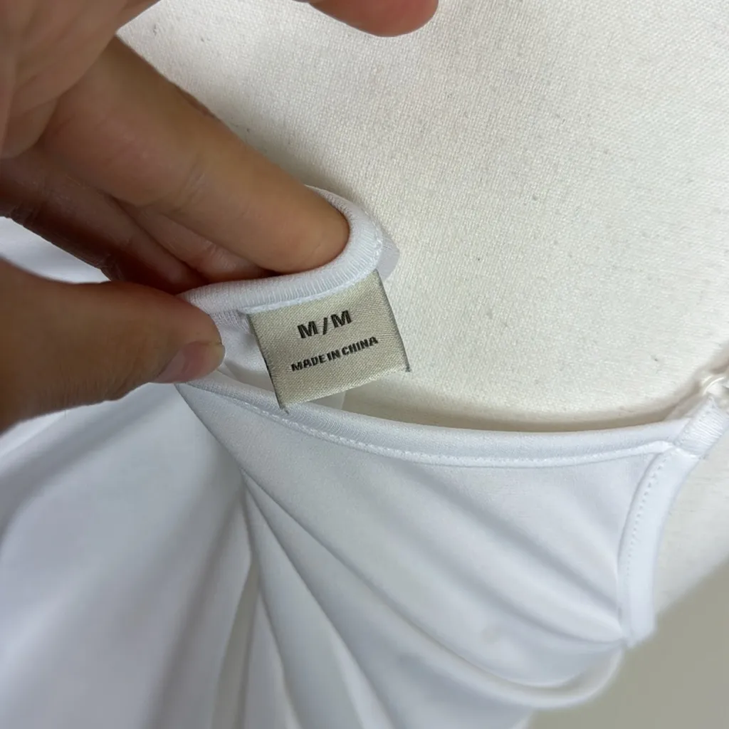 ARIAT Western Embroidered Double Layer Undress‎ White Size Medium - Image 10