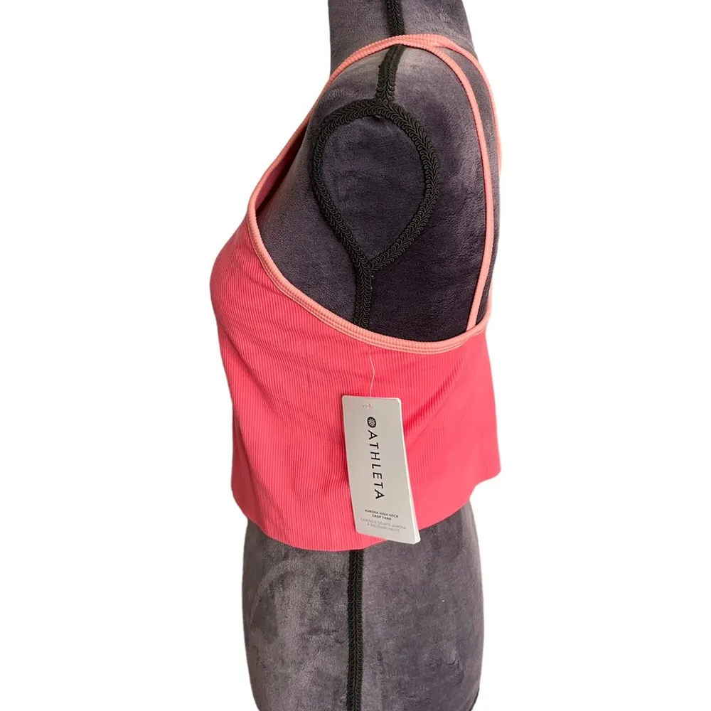 Athleta‎ Aurora High Neck Crop Size L NWT - Image 3