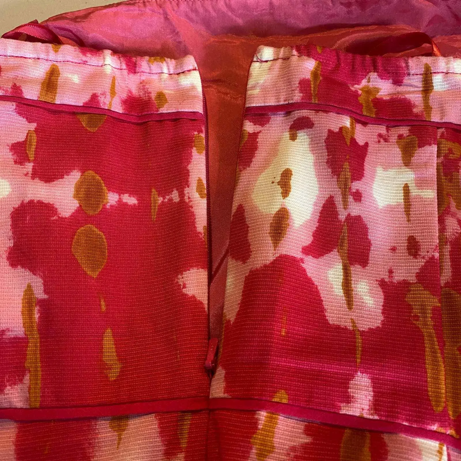 Anthropologie Fresno Ikat Strapless Dress Womens 4 Pink‎ White Tie Dye Pink - Image 8