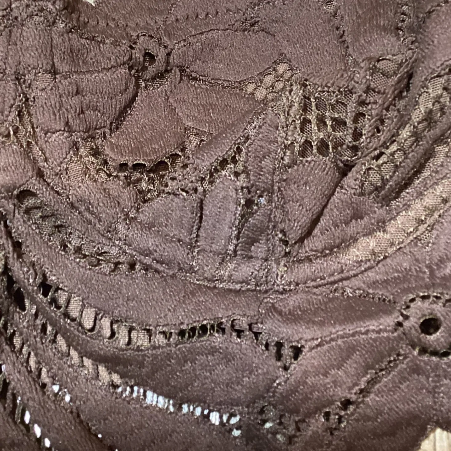 Aerie Brown Lace Balconette‎ Bralette Bra 32B New With Tags - Image 9