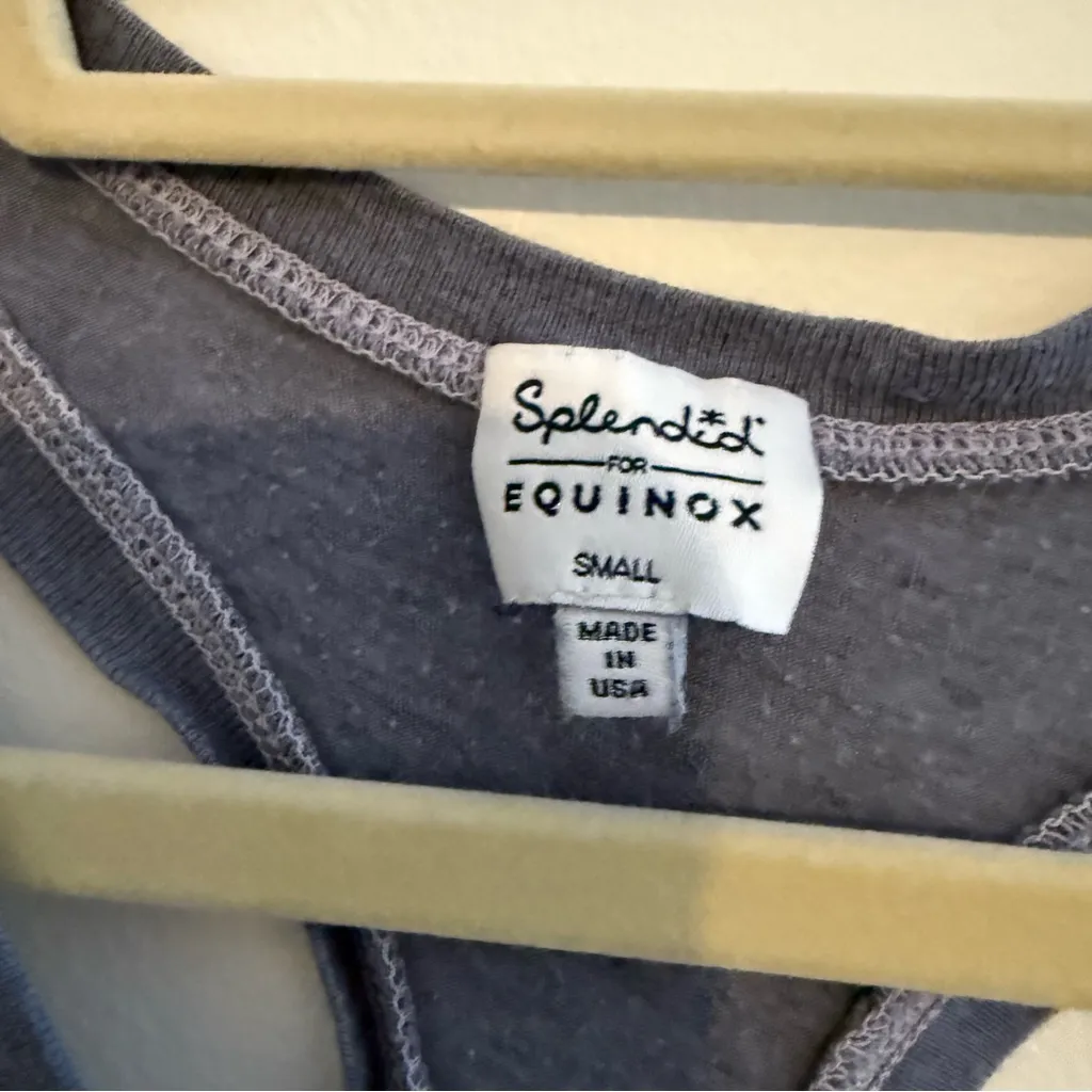 Splendid x Equinox Workout Tank Gray - Image 3