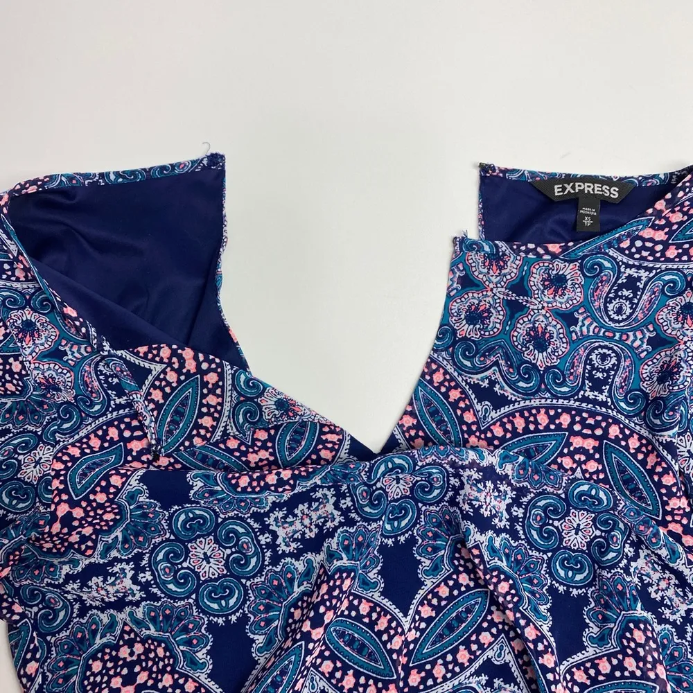 Express Multicolor Patterned Romper Size XS - Image 8