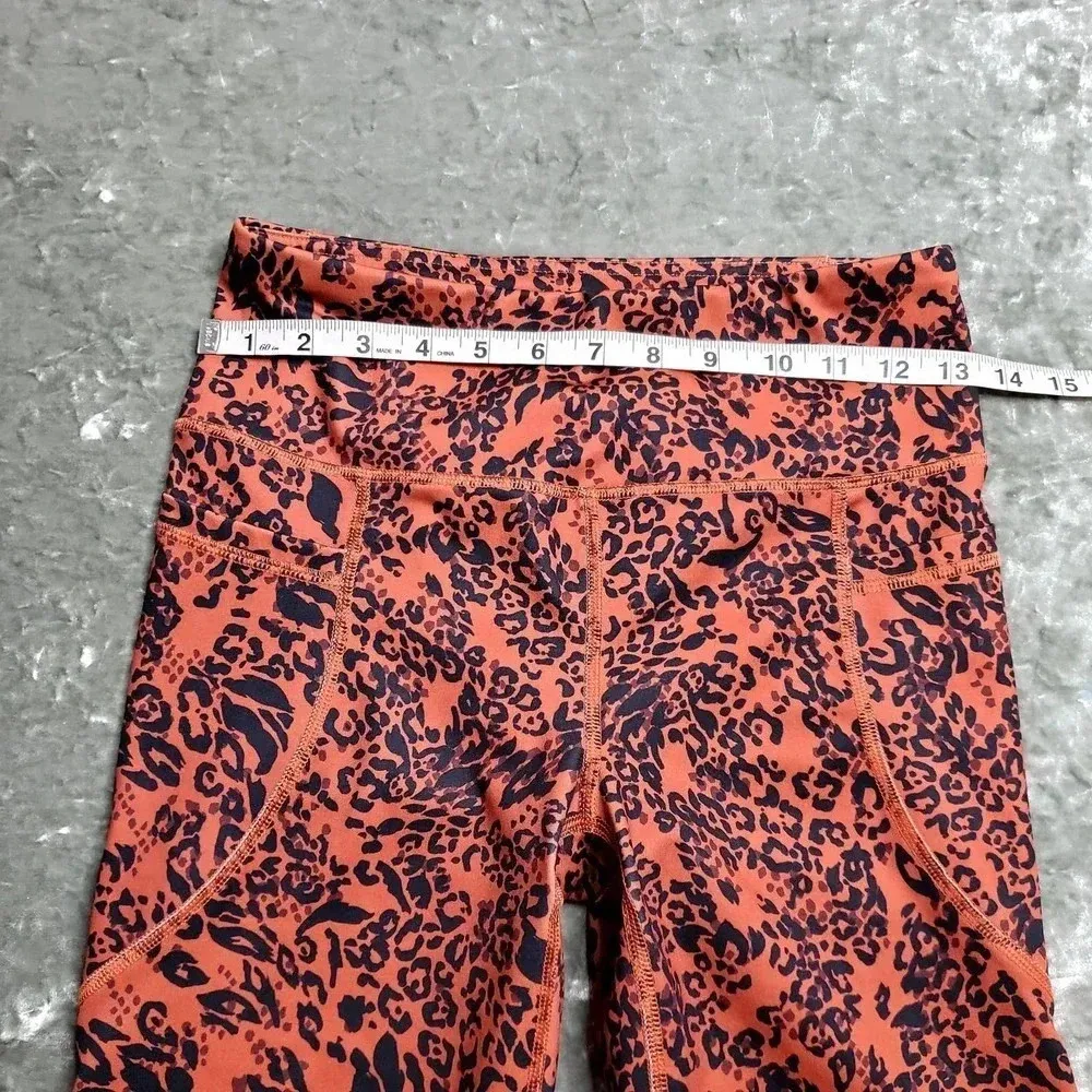 Bebe Leopard Print Biker Shorts - Image 6