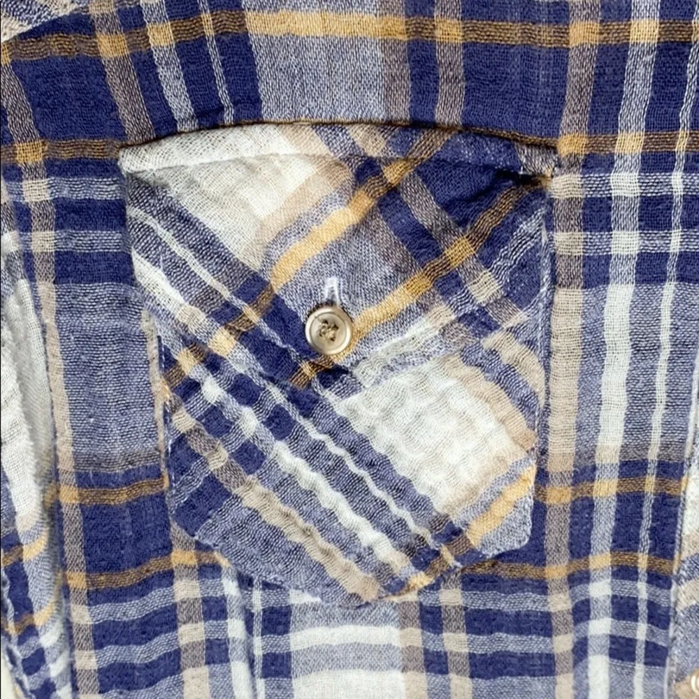 Rails blue, white and tan combo plaid shirt - Image 6