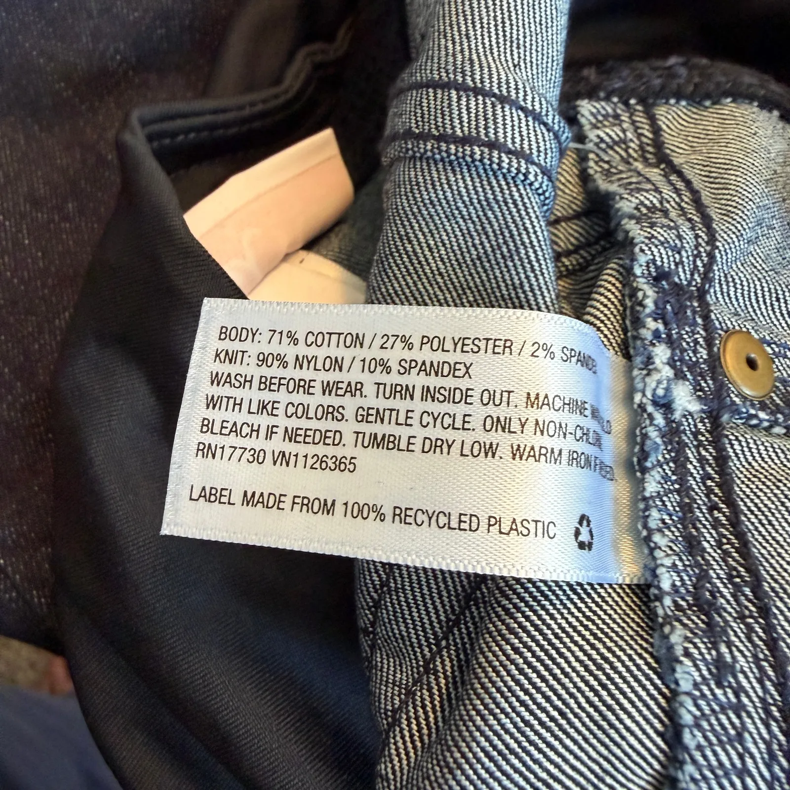 Isabel Maternity Dark Wash Over Belly Maternity Jeggings - Size 0 - NWT - Image 4