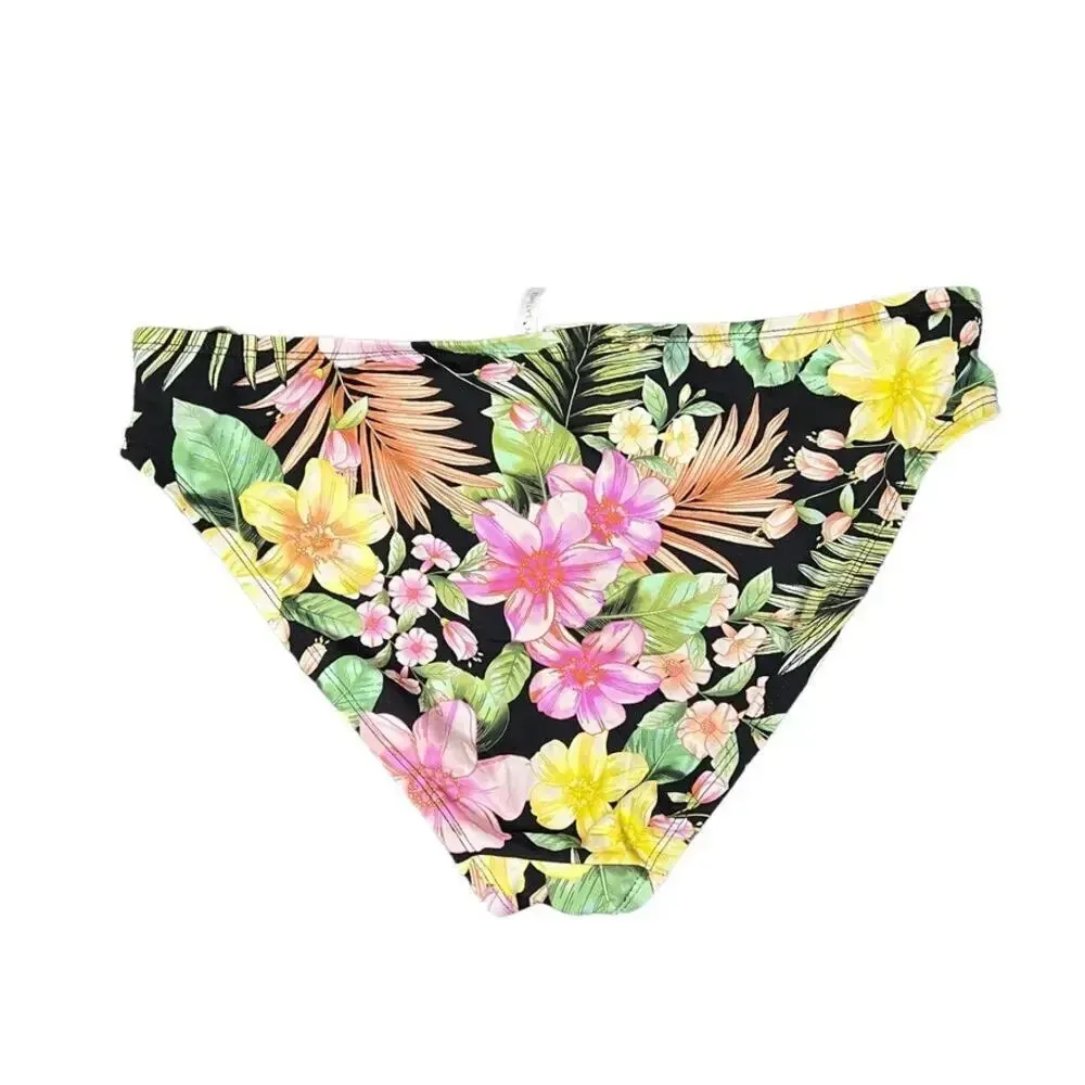 Gibson Latimer Women's Medium Floral Print Halter Bikini Set Swimwear - Image 6