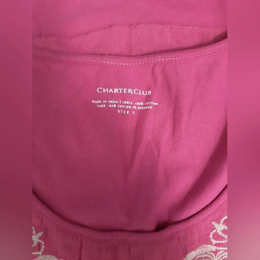 Pink Charter Club tank top - Image 2