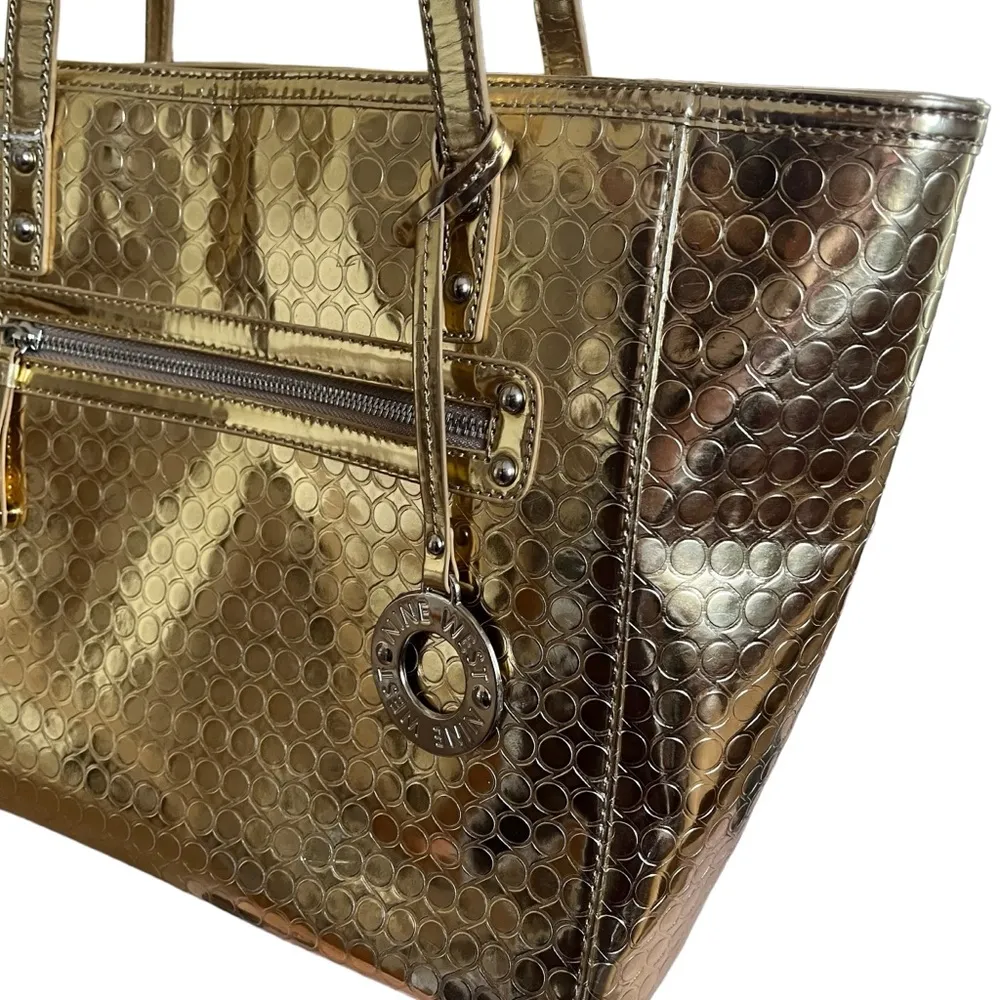 Nine West Gold Magic Mirror Tote - Image 6