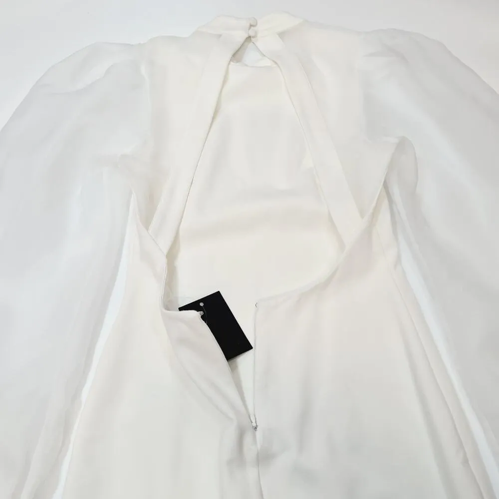 NBD Bao Dress in Ivory Small - Image 10