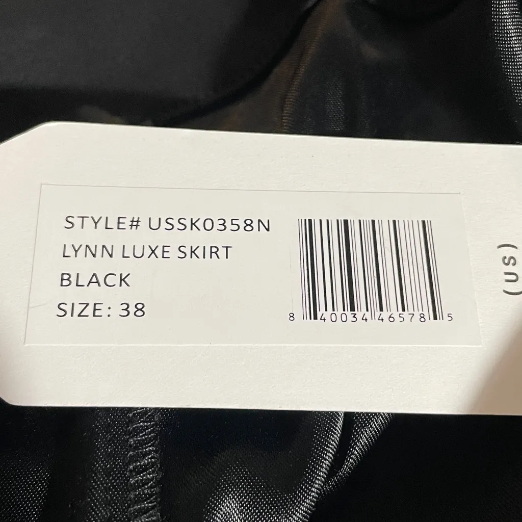 Universal Standard Lynn Luxe Pencil Skirt Back Slit Lined Black Sz 38/4XL NWT - Image 6