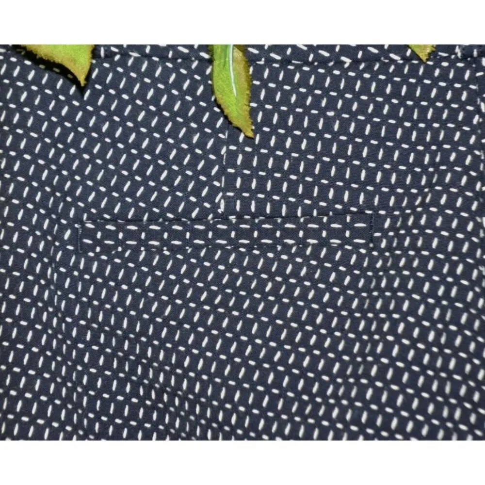 Banana Republic Black White Sloan Pants Size 6 Short Ankle Stretch Trousers - Image 7