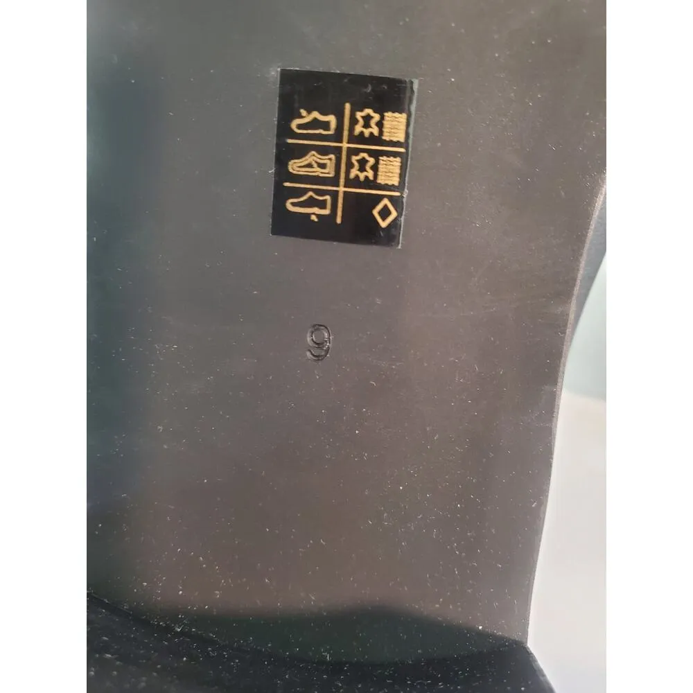 STUART WEITZMAN KEELAN CITY Black Leather Boots.s48 - Image 8