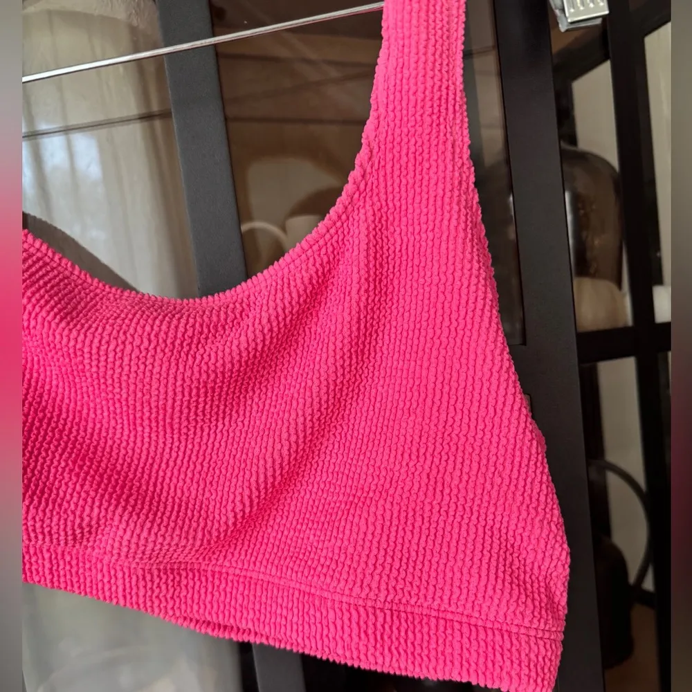 Good American Bikini Top swimsuit plus curve Bright Always Fits Hot one Shoulder - Image 6